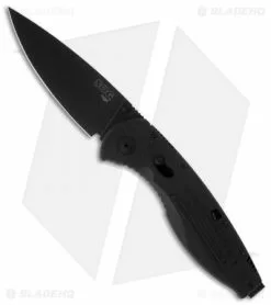 SOG Aegis Knife Spring Assisted Blade (3.5" Black) AE-02