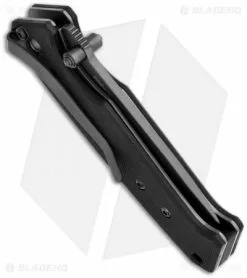 Timberline Vallotton Medium Signature Spring Assisted Knife (2.5" Black Plain) -Bladehq Knives Sales timberline valloton med plain black side