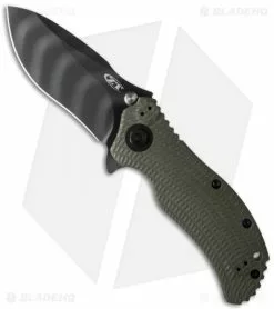 Zero Tolerance 0301 Assisted Opening Knife Ranger Green (3.75" Tiger Stripe) ZT